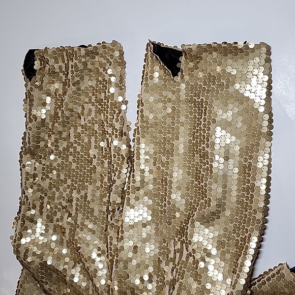 Baby Phat Women’s All Gold Sequins Open Front Cropped Jacket/ 2X - Picture 11 of 14